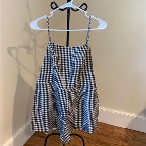 Gingham Romper
